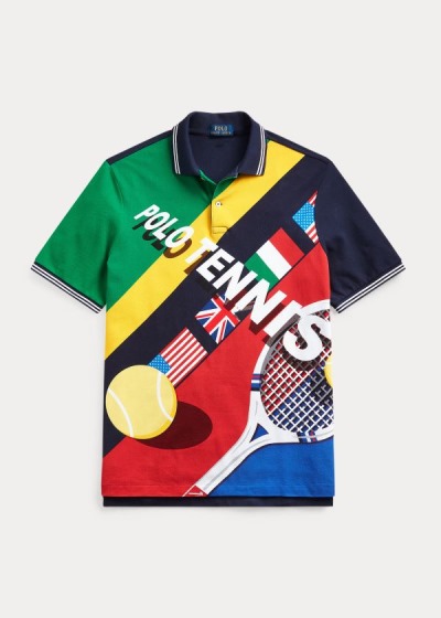 Polo Ralph Lauren Classic Fit Tennis Mesh Polo Herre Danmark (WJSXR2485)